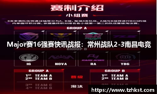 Major赛16强赛快讯战报：常州战队2-3南昌电竞